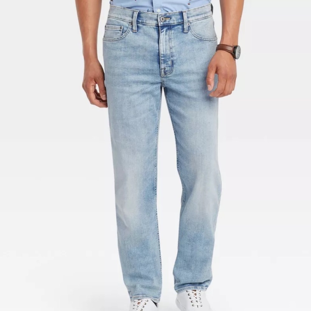 Light Wash Men's Goodfellow & Co Jeans - Classic Straight Fit Sz 34X34 NWT